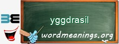 WordMeaning blackboard for yggdrasil